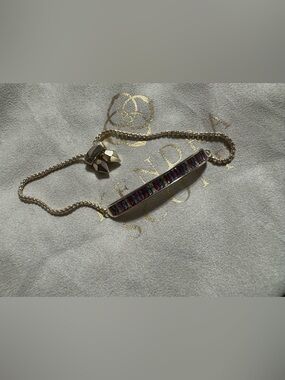 Kendra Scott Multicolor Baguette-Cut Nano Gem Slider Bracelet